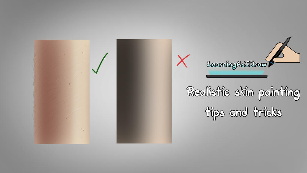 Realistic Skin Painting video tutorial by Learningasidraw on DeviantArt