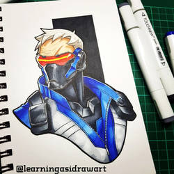 Soldier 76 marker piece