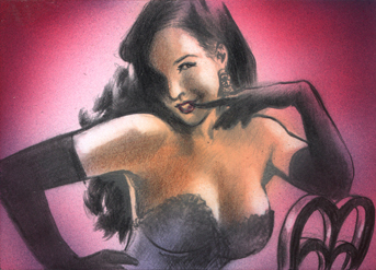 Burlesque Sketch card 2