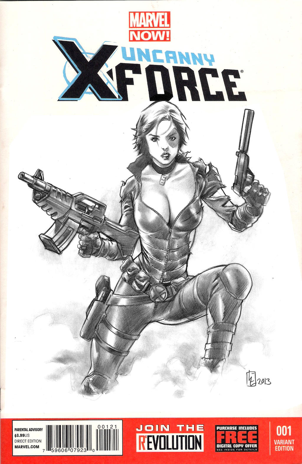 Domino Sketch cover commission