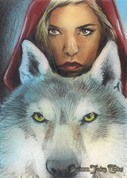 Red Riding Hood sketch card