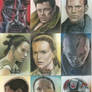 Star Wars The Last Jedi sketch cards 