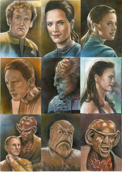 Star Trek Deep Space Nine sketch cards 