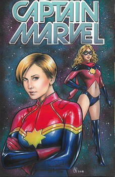 Captain Marvel sketch cover 