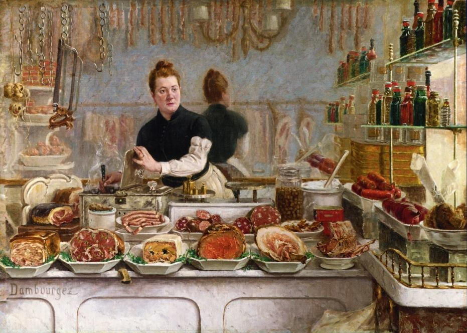 Блюда 18 века. Edouard Jean Dambourgez (1844-1931).