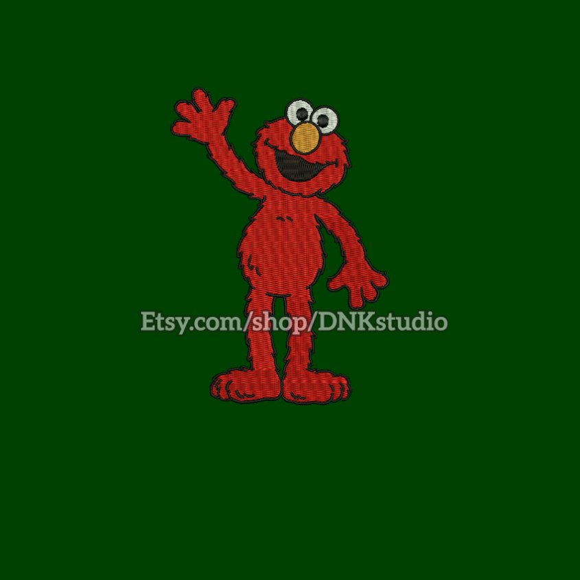 Elmo Pattern Design Elmo Embroidery Design by Applique-Machine on DeviantArt