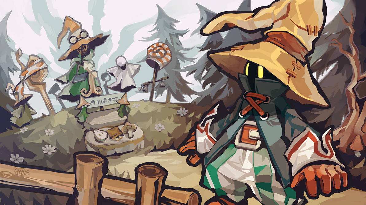 Black Mage cemetery by Arlmuffin