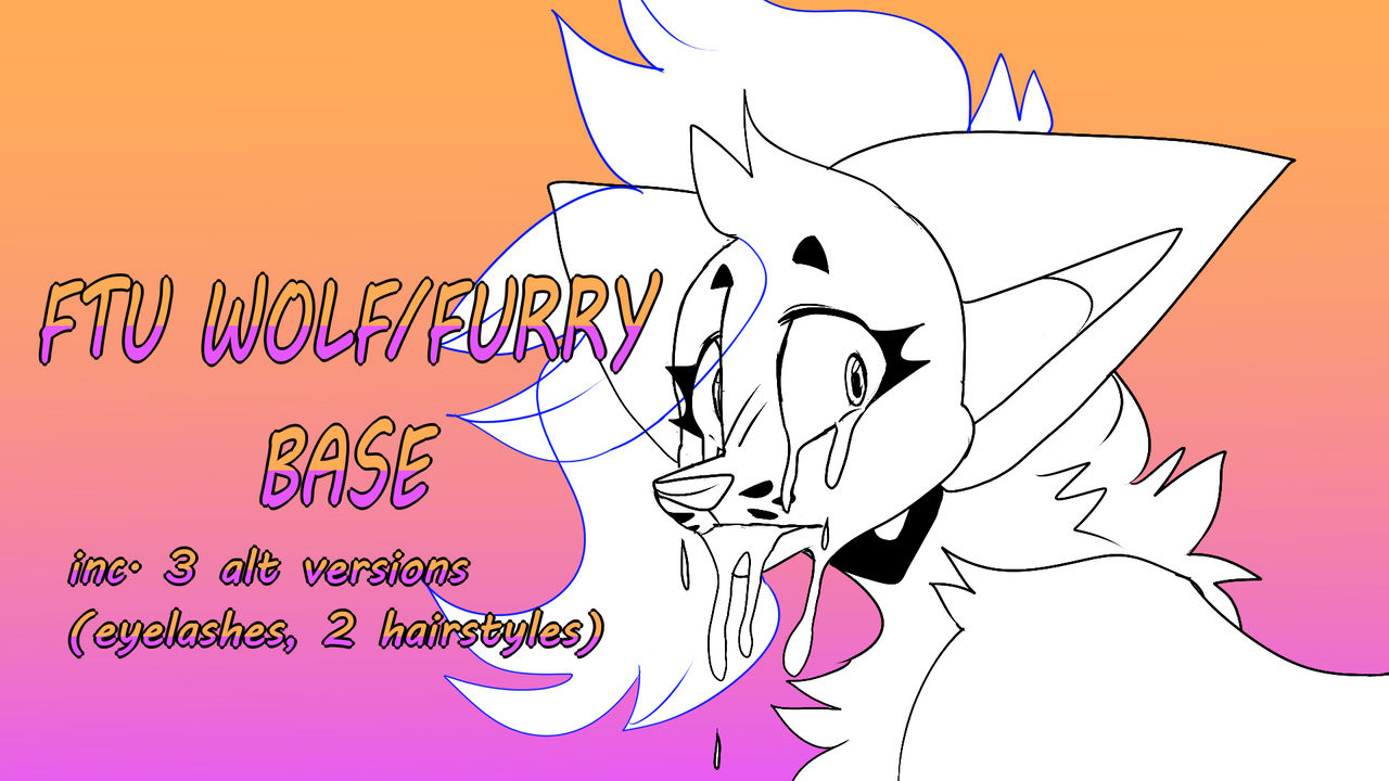 Wolf Furry Base Cute - Hagu Wallpaper