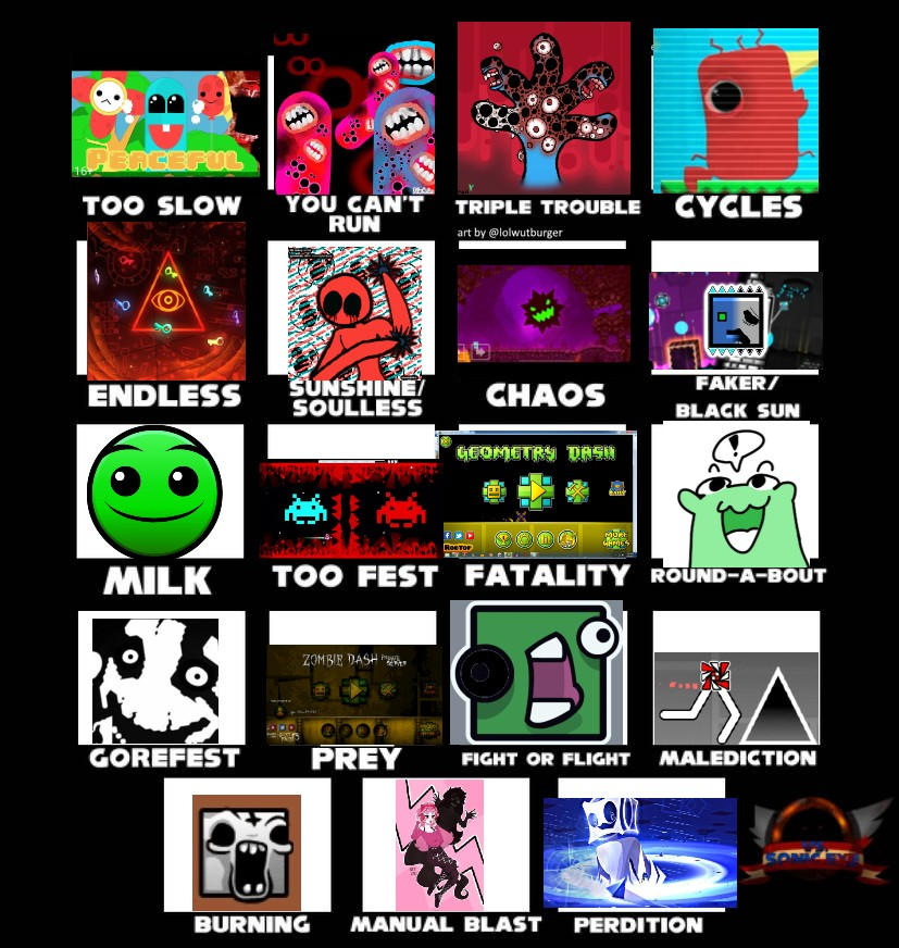 Vs Sonic Exe Geometry Dash Mix by cattron on DeviantArt