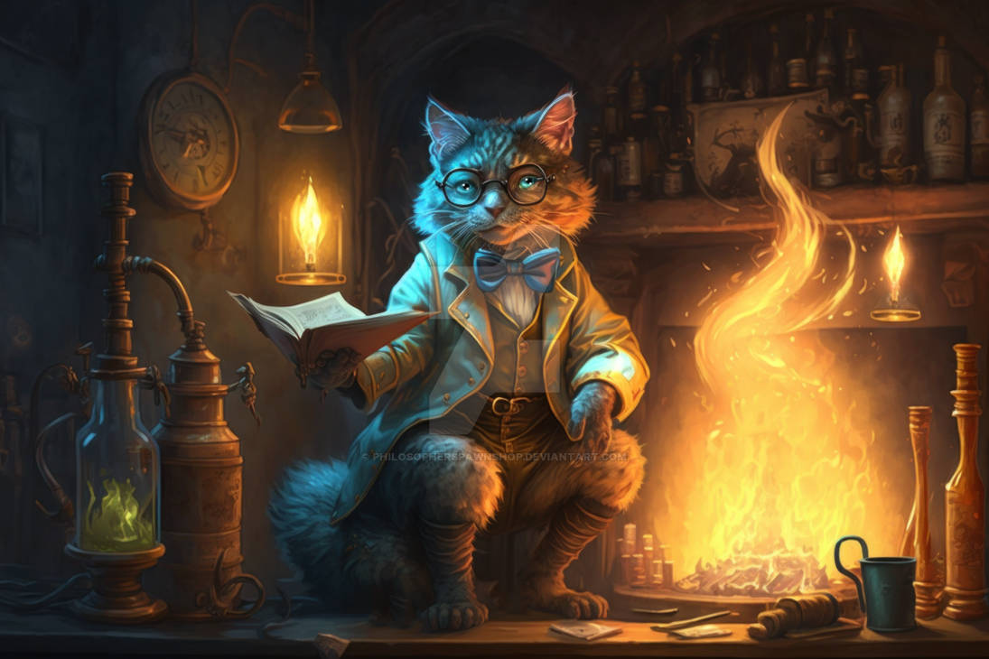 Pyrocat by PhilosophersPawnshop on DeviantArt