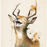 Happy deer