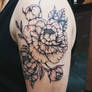 Peonies tattoo