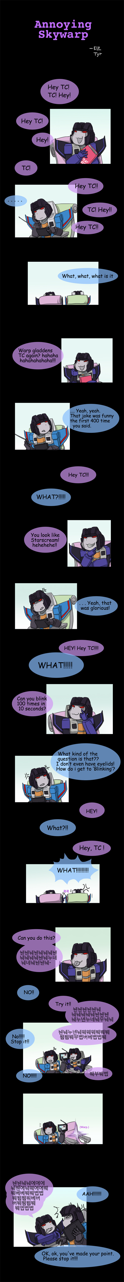 Annoying Skywarp