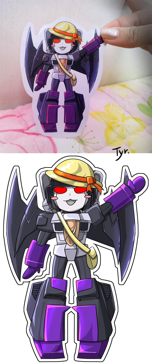 Skywarp Paperchild