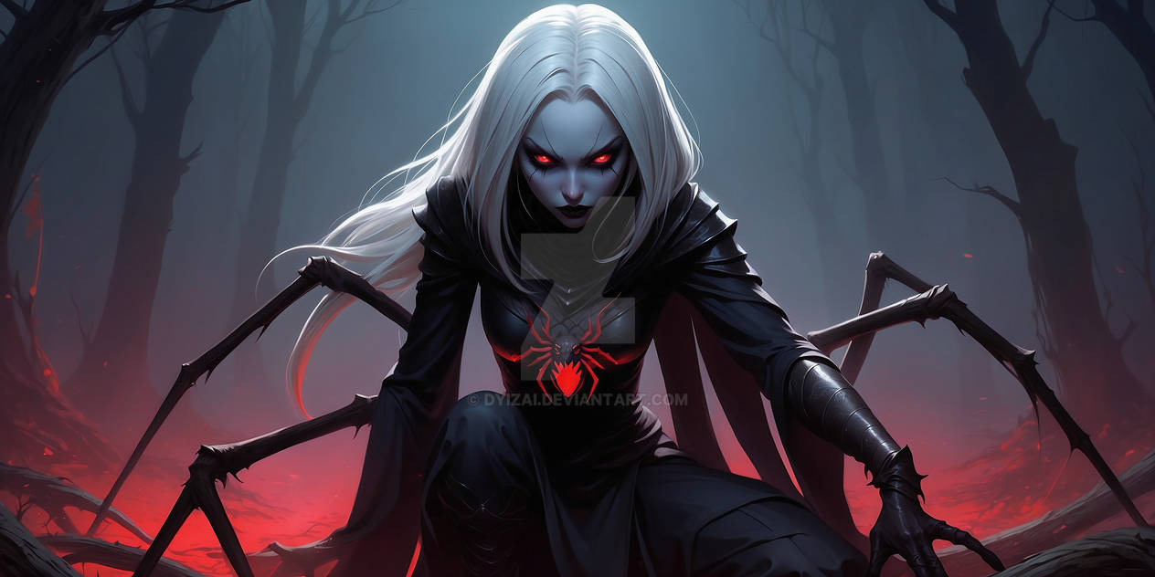 Spider Dro Spider Drow by dyizai on DeviantArt