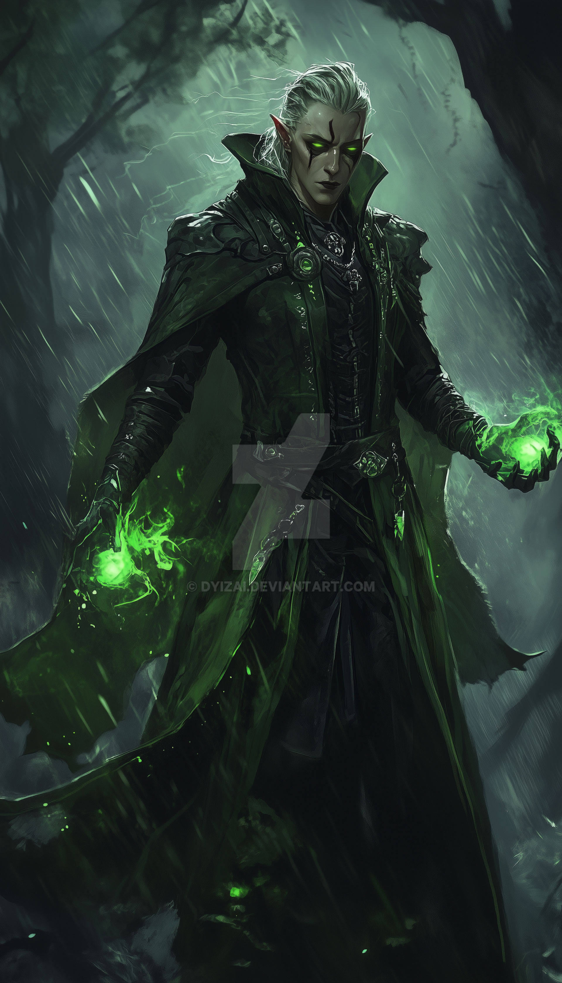 Necromancer Rothbart Necromancer Elf by dyizai on DeviantArt