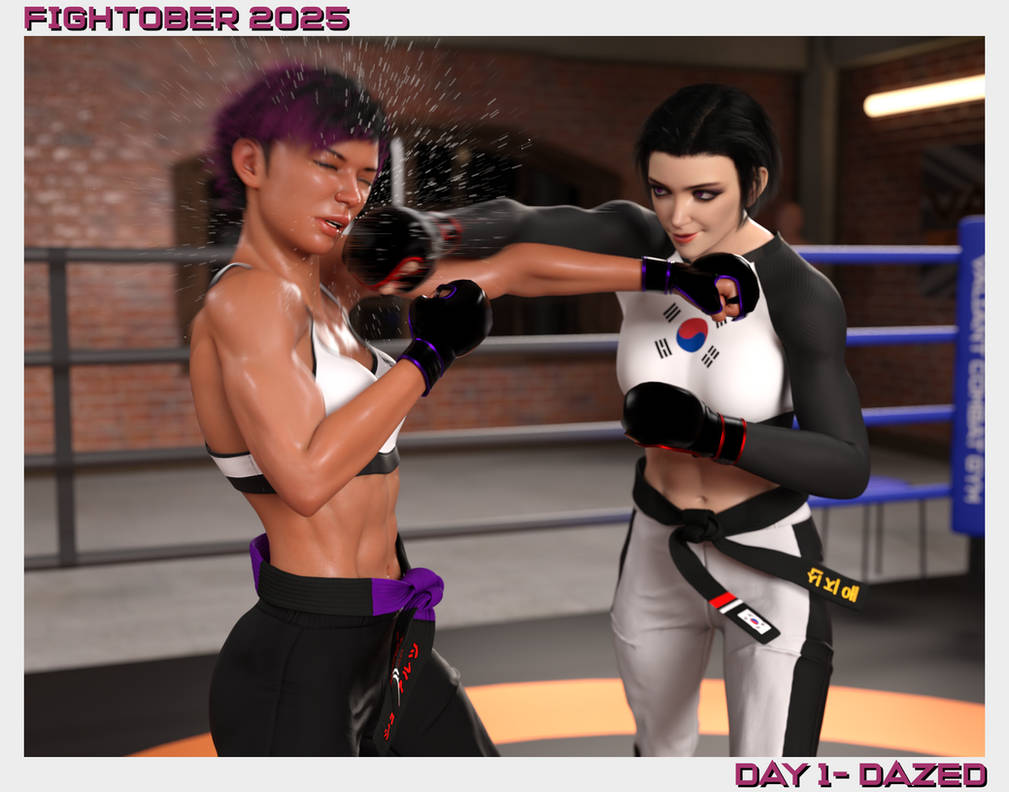 Fight Ob Dazed - Fightober 2025 Day 1 by Bennecik on DeviantArt