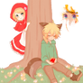 Rin/Len Kagamine | The Wolf and Red Riding |Render