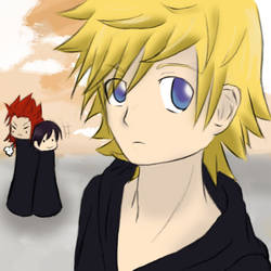 Roxas, Axel and Xion