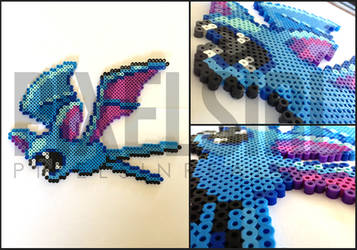 Zubat Perler Bead Art - Pokemon