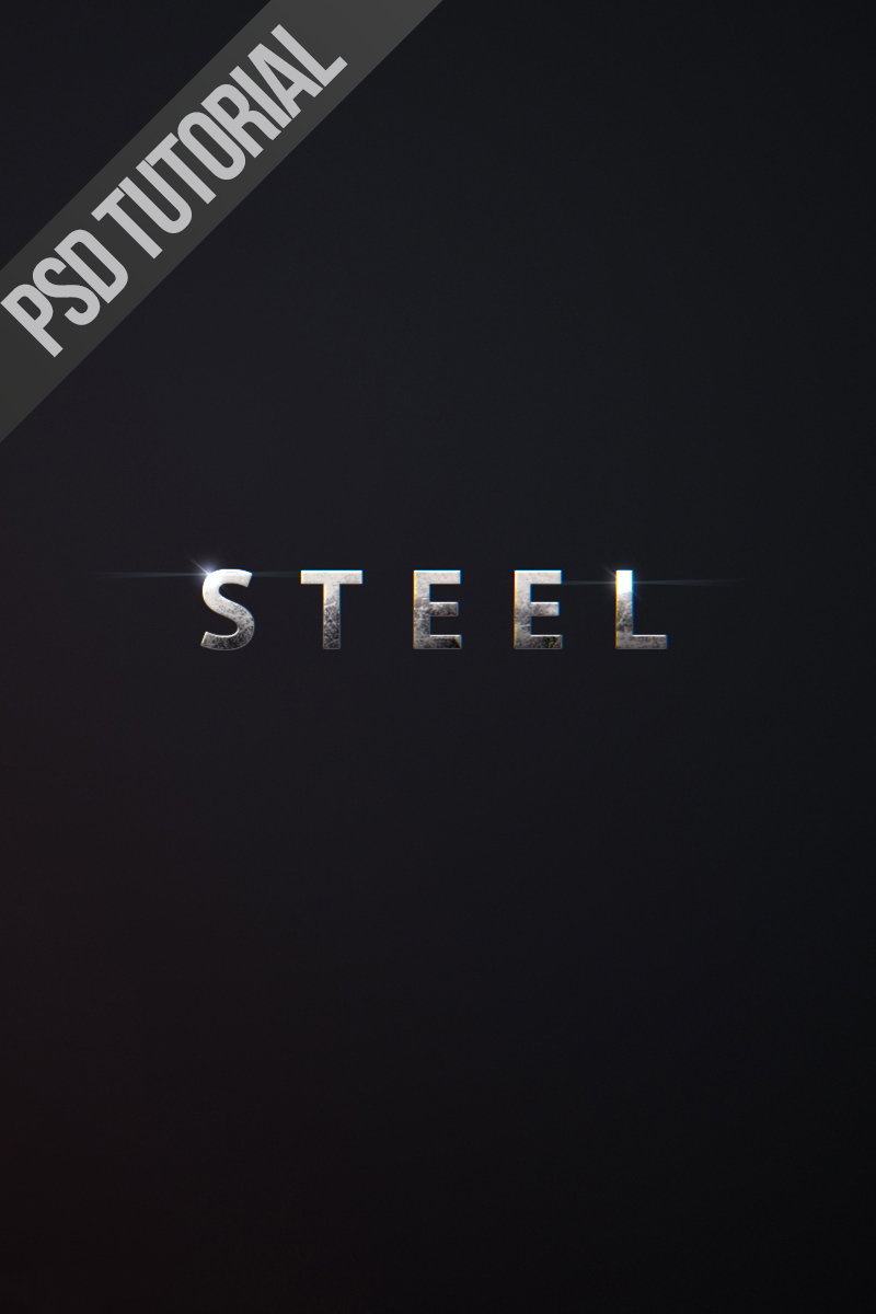 Man of Steel Text Psd Tutorial