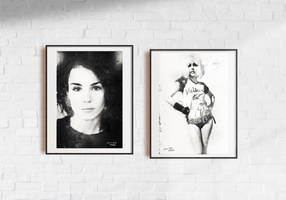 Noomi and Debbie - framed - 2020