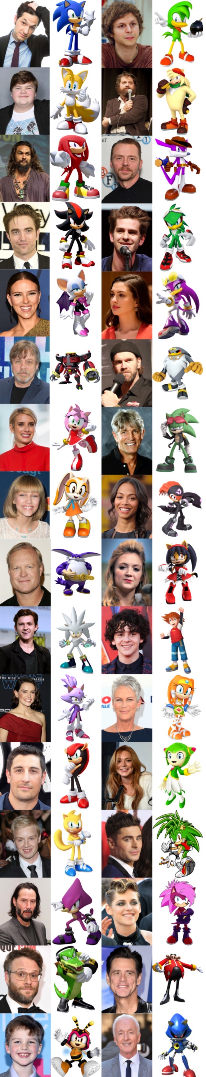 Casting Sonic Characters Fan Casting on myCast