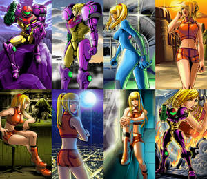 Zero Suit Samus Collage