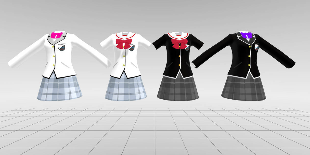 angel demon academy girl uniforms by MeiMemi on DeviantArt