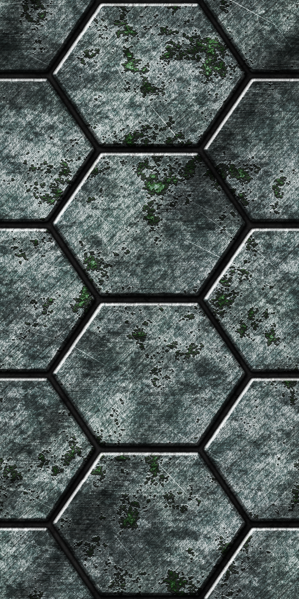 Hexagonal Metal Wall Remake