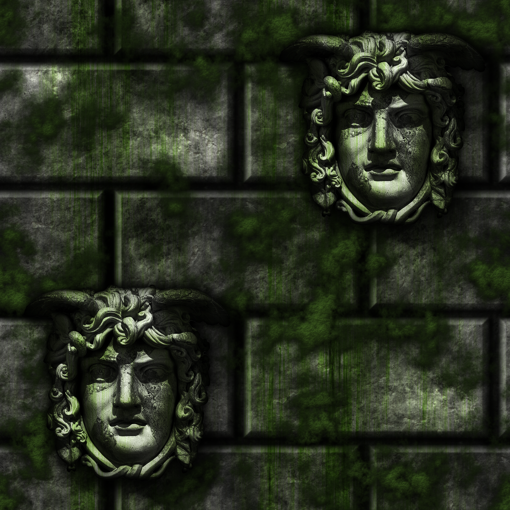 Grey Stone Bricks/Moss Gargoyles remake by Hoover1979
