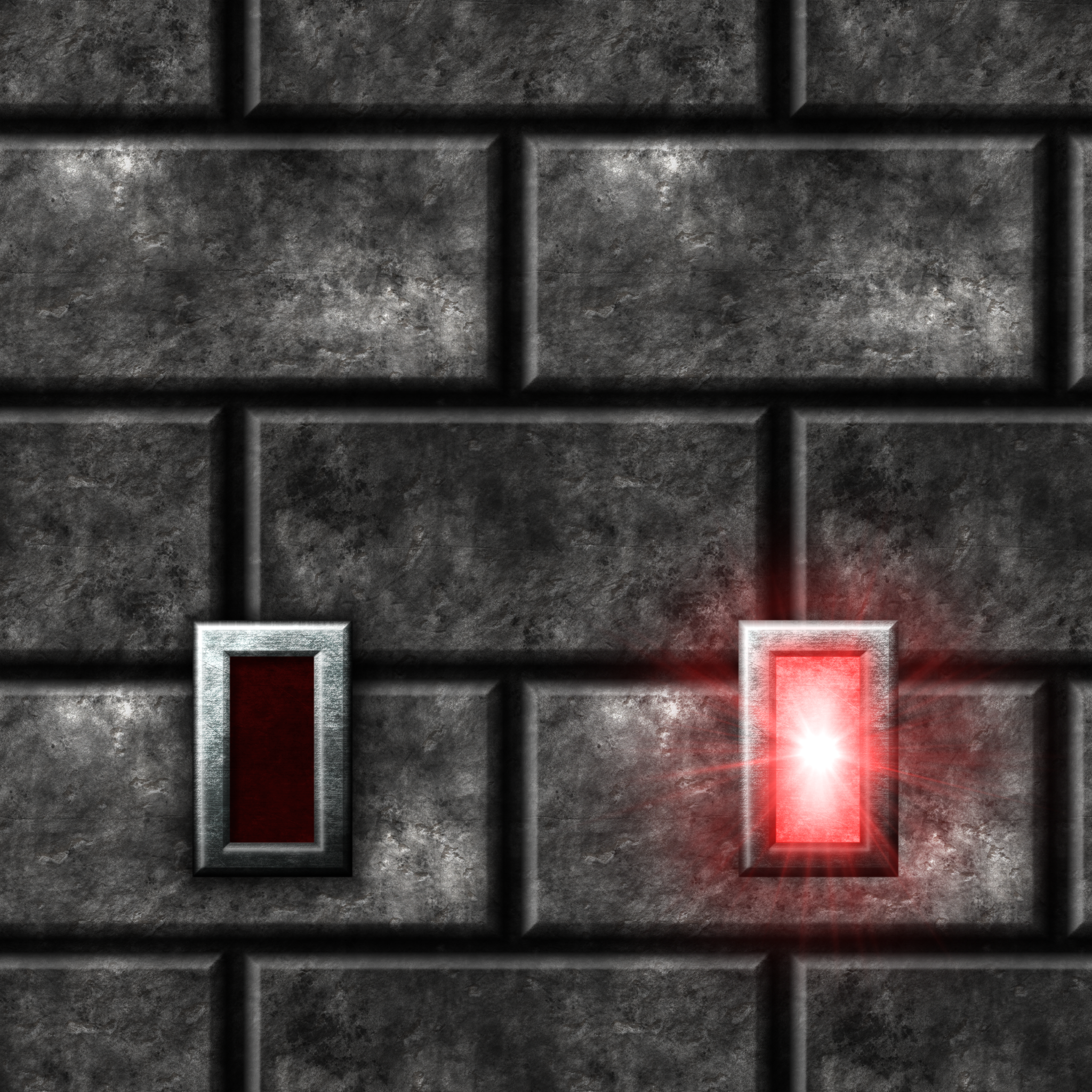 Grey Stone Bricks with Button Switch remake by Hoover1979
