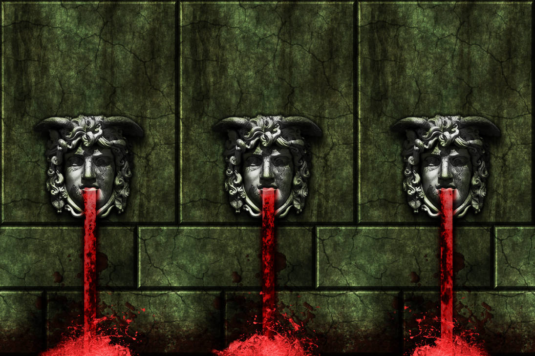 Green Bricks w/blood fountain (Remake) by Hoover1979