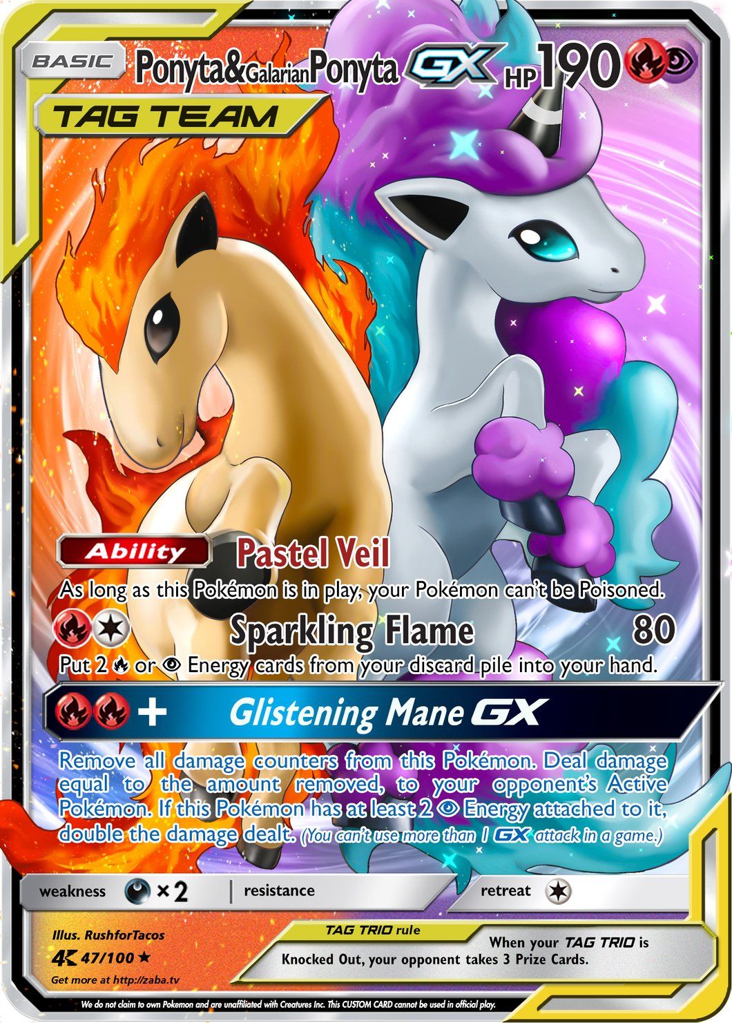 galarian ponyta pokemon card SWSH013 PTCGO Code Cavern Trading Cards, LLC Photos are ours of our stock. Pokemon Sword & Shield Base