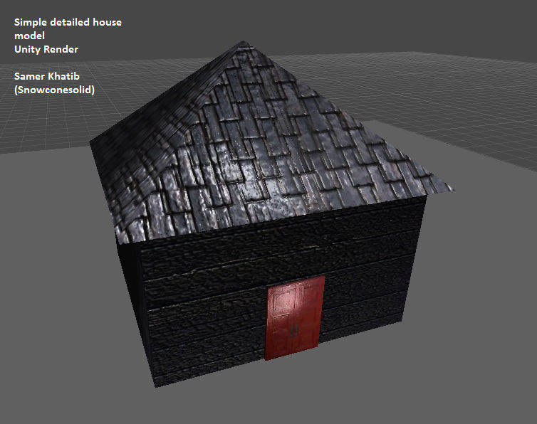 Simple Unity House Simple House Unity render by Snowconesolid on DeviantArt