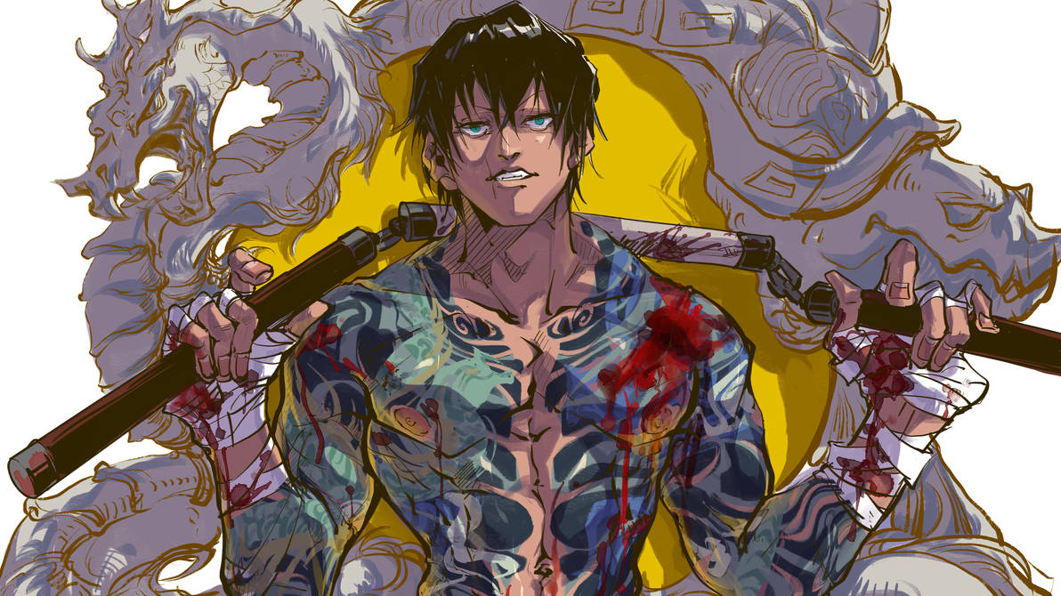 Jujutsu Kaisen Toji Fushiguro Tattoo By Kurtoglu72 On DeviantArt jujutsu-kaisen-toji-fushiguro-tattoo-by-kurtoglu72-on-deviantart