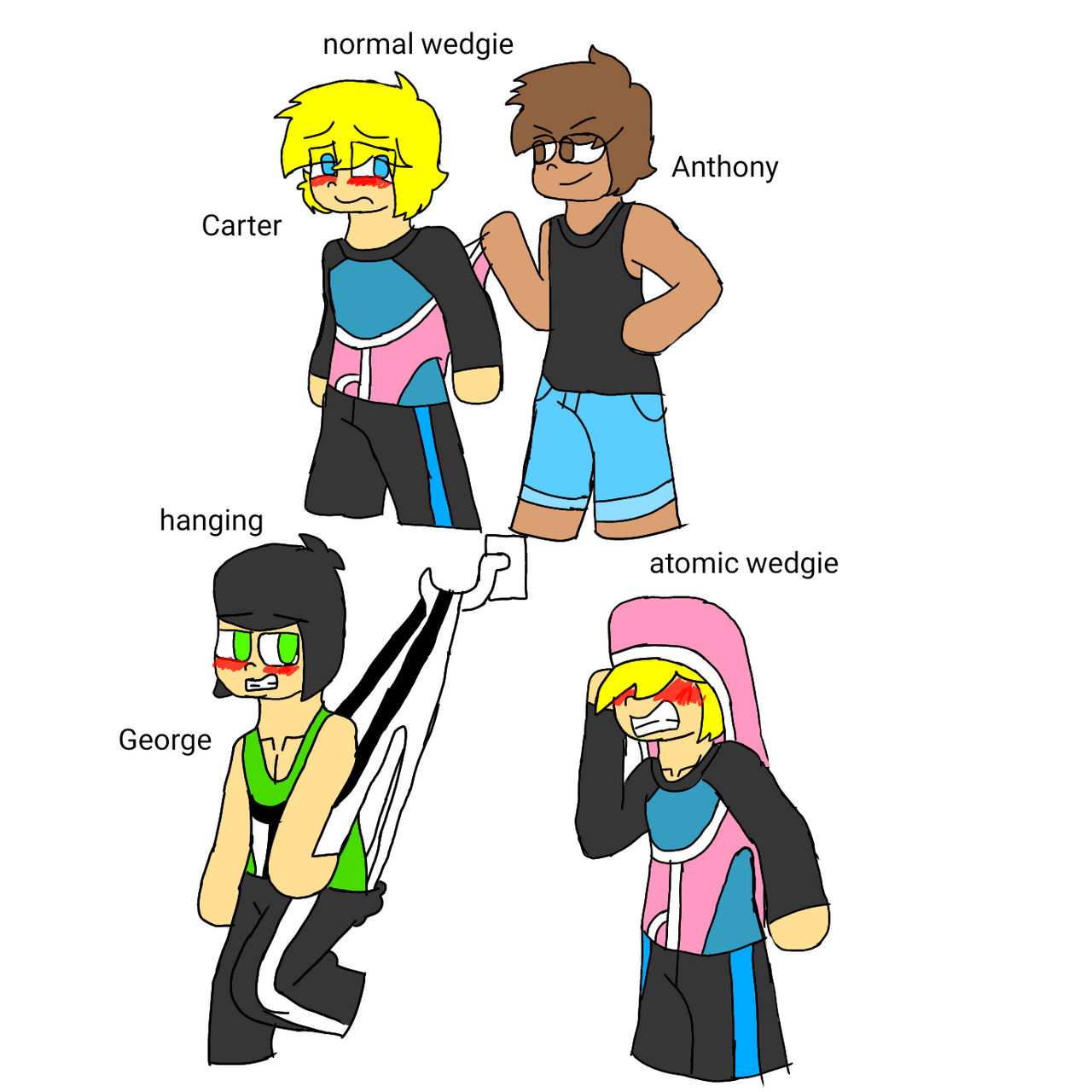 Male wedgie compilation by Wedgielord883 on DeviantArt