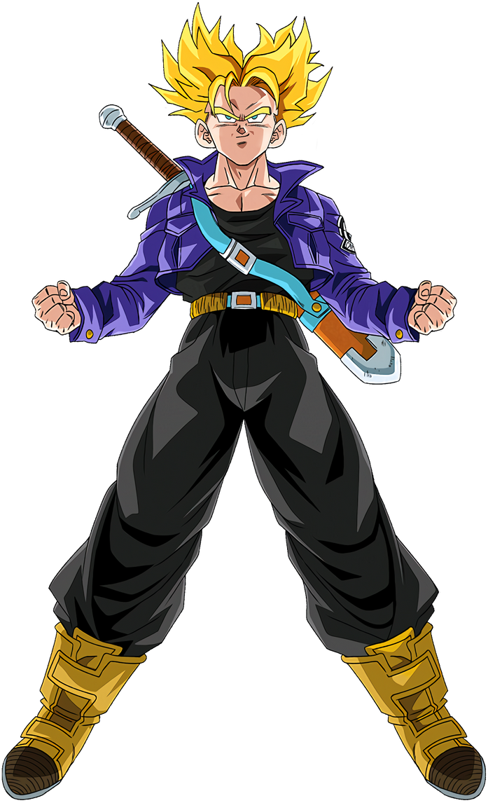 Super Saiyan Future Trunks (HD Upscale) by woodlandbuckle on DeviantArt