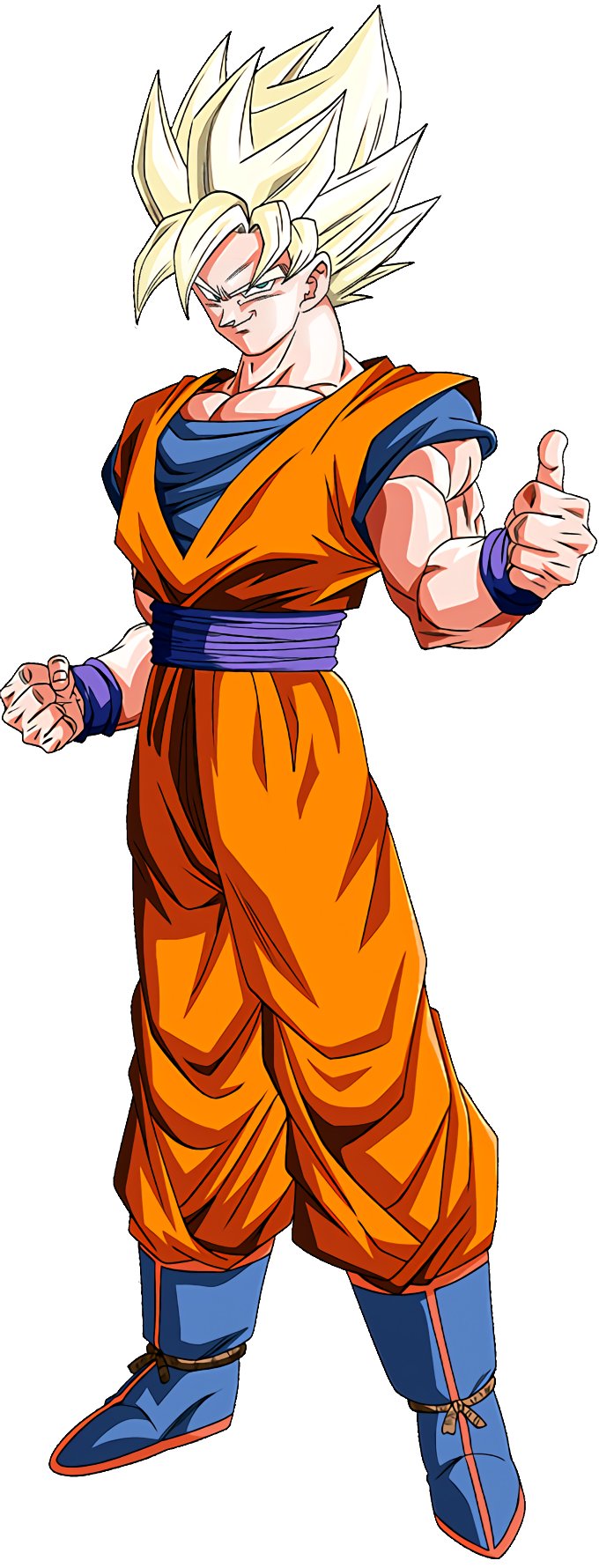 Super Saiyan Goku (Upscale) 2 by woodlandbuckle on DeviantArt