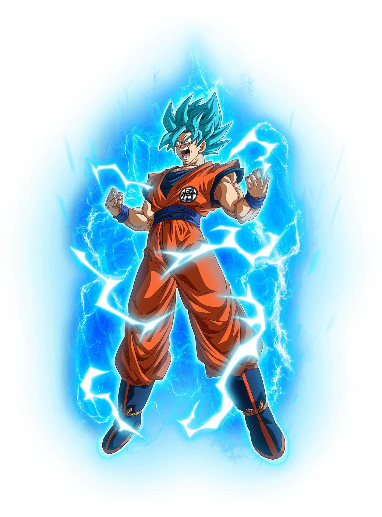 Super Saiyan Blue Goku [Battle Hour Render] by woodlandbuckle on DeviantArt