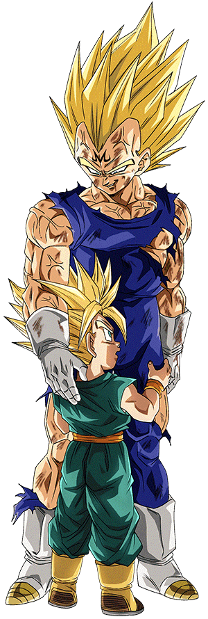 Majin Vegeta SSJ2 - RENDER - DOKKAN BATTLE by FradayEsmarkers on DeviantArt