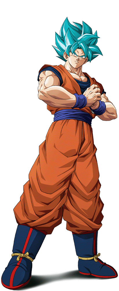 Super Saiyan Blue Goku [Dokkan Render] by woodlandbuckle on DeviantArt