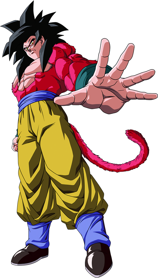 Super Saiyan 4 Goku [Dokkan] by woodlandbuckle on DeviantArt