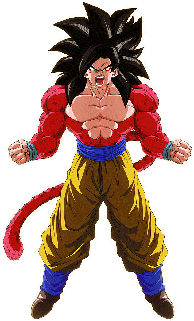 Full Power Super Saiyan 4 Goku [Dokkan] by woodlandbuckle on
