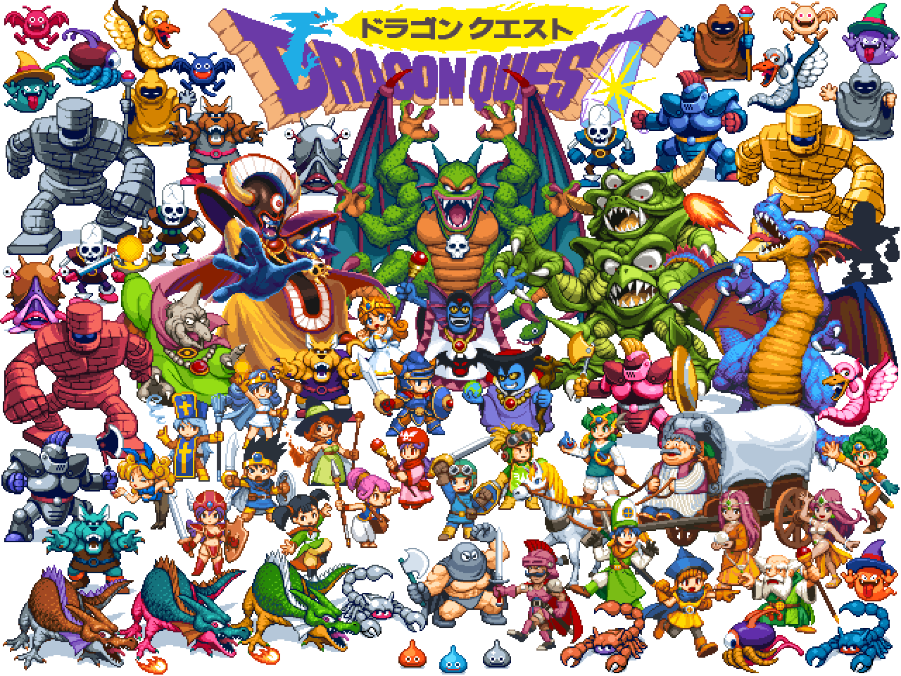 Dragon Quest 3 Pixel Art by Shirosu : r/dragonquest