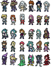 Assorted Yugioh Sprite Sheet