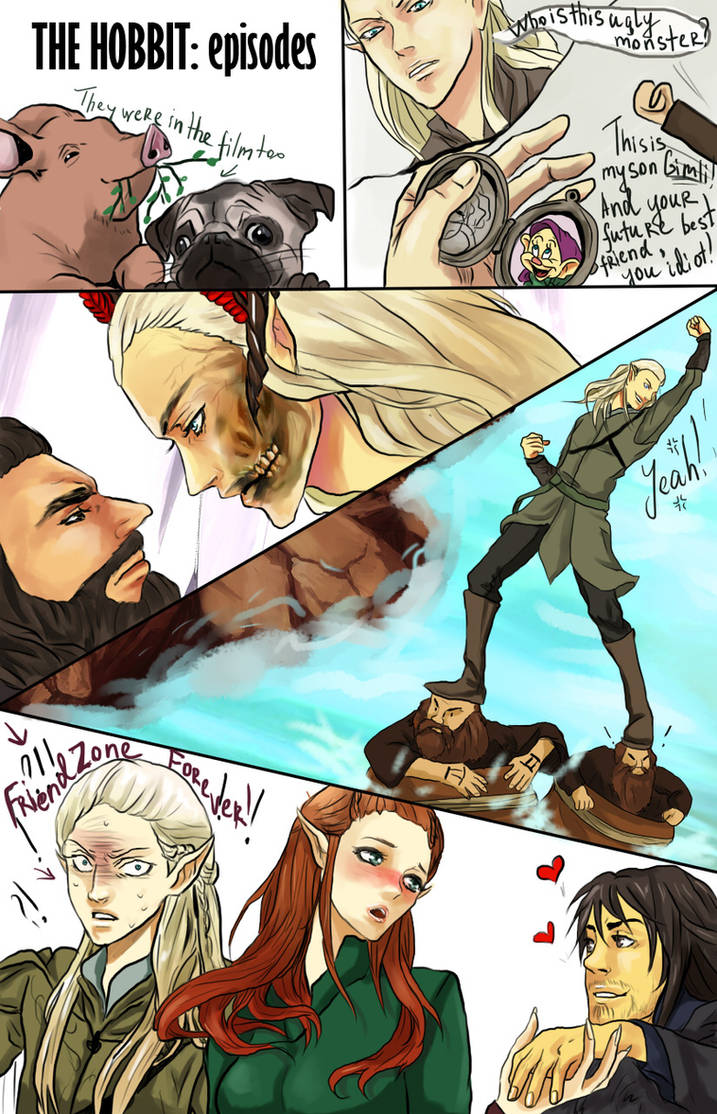 Humor Hobbits THE HOBBIT: funny episodes by Purple-Meow on DeviantArt