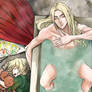 Elven bath - Legolas and Thranduil