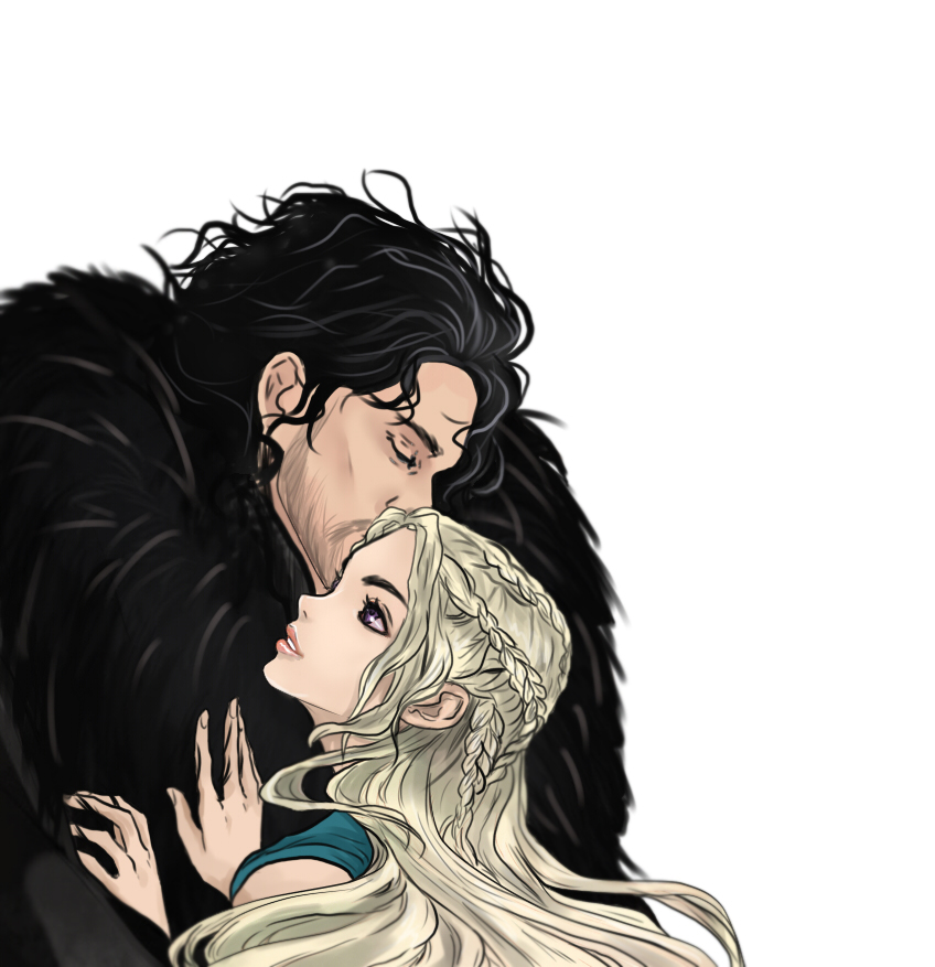 Jon Snow and Daenerys Targaryen