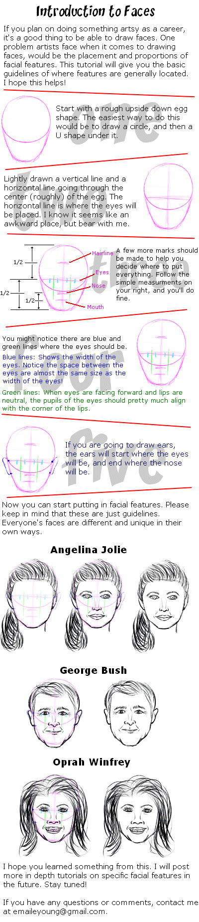 Face Tutorial First Introduction to Faces Tutorial by bigstupidmoron on DeviantArt